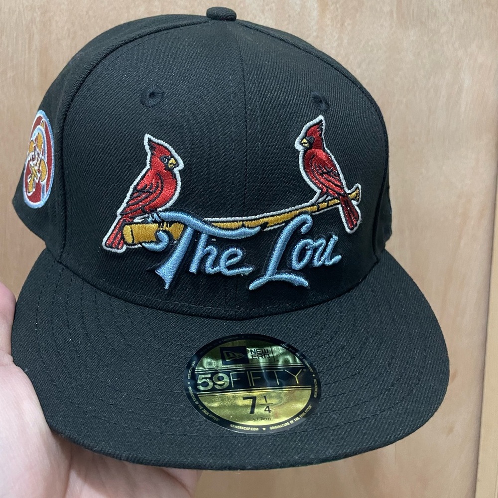 Topperz St. Louis cardinals the lou size 7 1/4 new era fitted brand new
